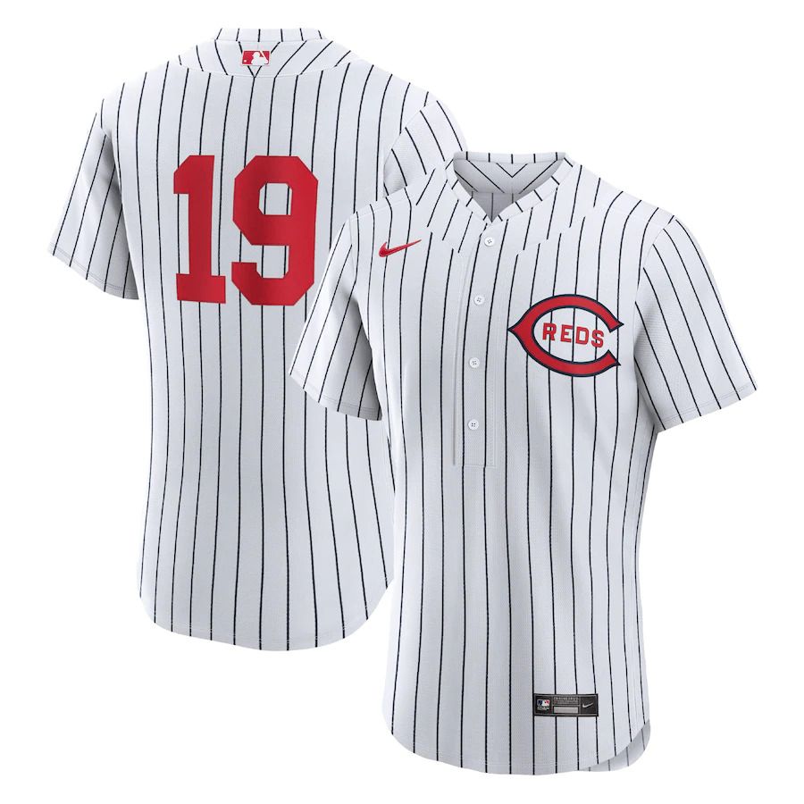 Men Cincinnati Reds #19 Joey Votto Nike White 2022 MLB at Field of Dreams Game Authentic Player Jersey->youth mlb jersey->Youth Jersey
